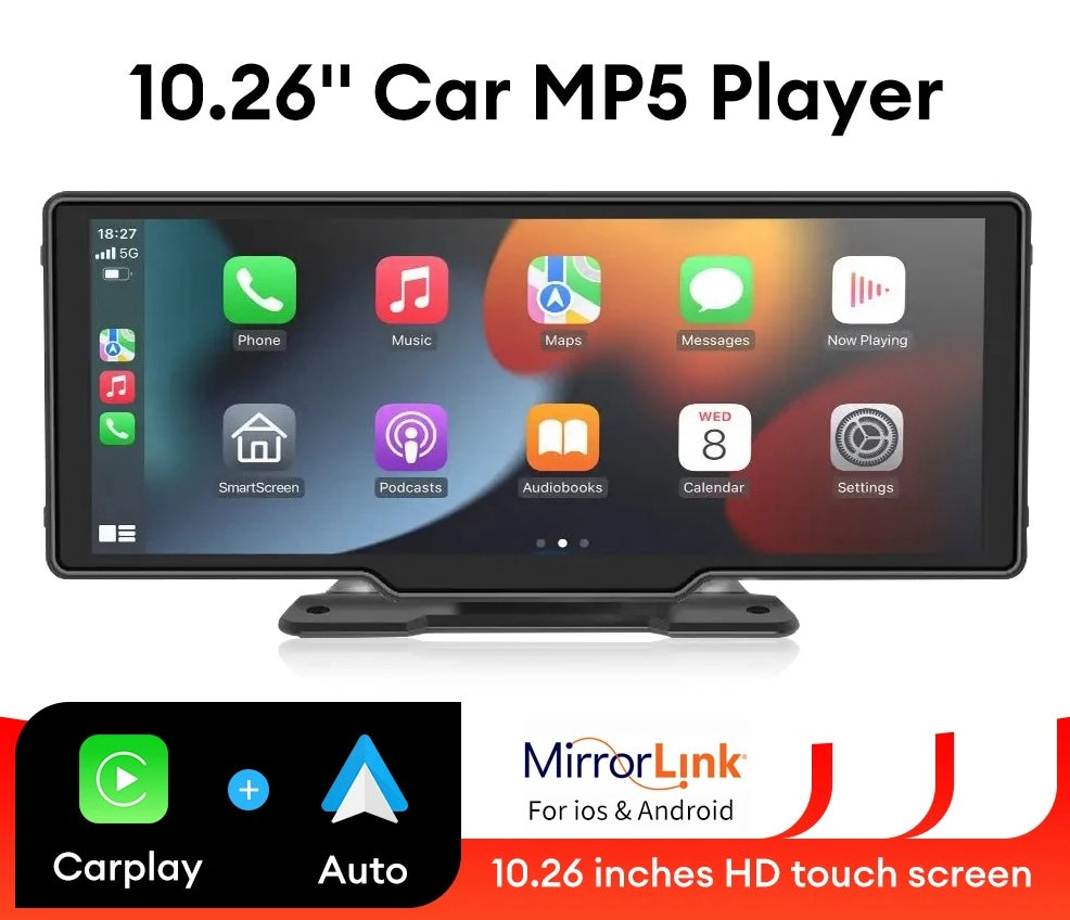 10.26 inch Apple/Android CarPlay Screen (Plug-In) 📱🚗